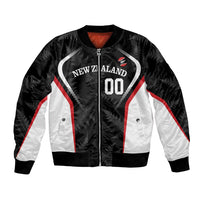 Custom New Zealand Silver Fern Softball Bomber Jacket Go Aotearoa