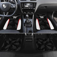 Custom New Zealand Silver Fern Softball Car Mats Go Aotearoa LT14 Set 4pcs Black - Polynesian Pride
