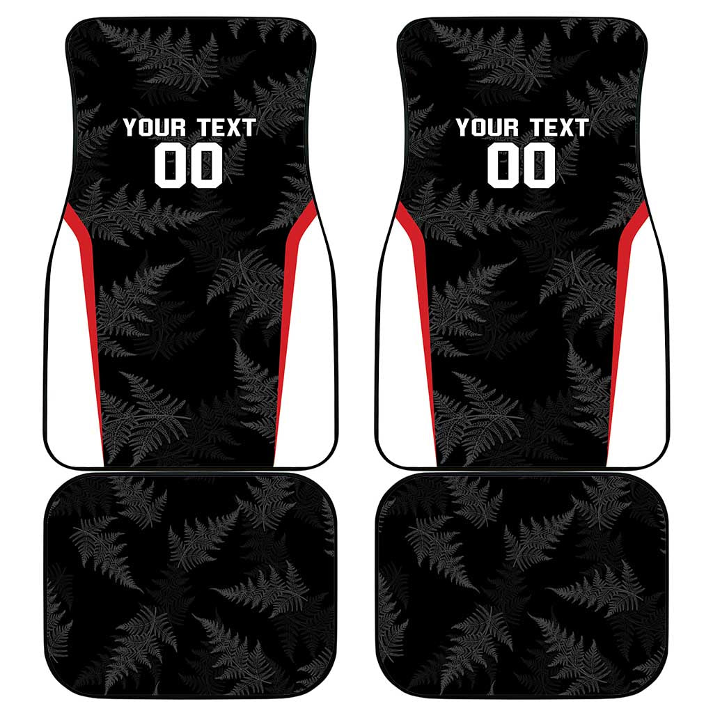 Custom New Zealand Silver Fern Softball Car Mats Go Aotearoa LT14 - Polynesian Pride