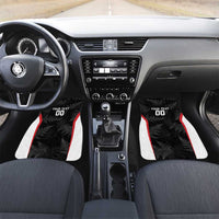 Custom New Zealand Silver Fern Softball Car Mats Go Aotearoa LT14 Set 2pcs - Front Black - Polynesian Pride
