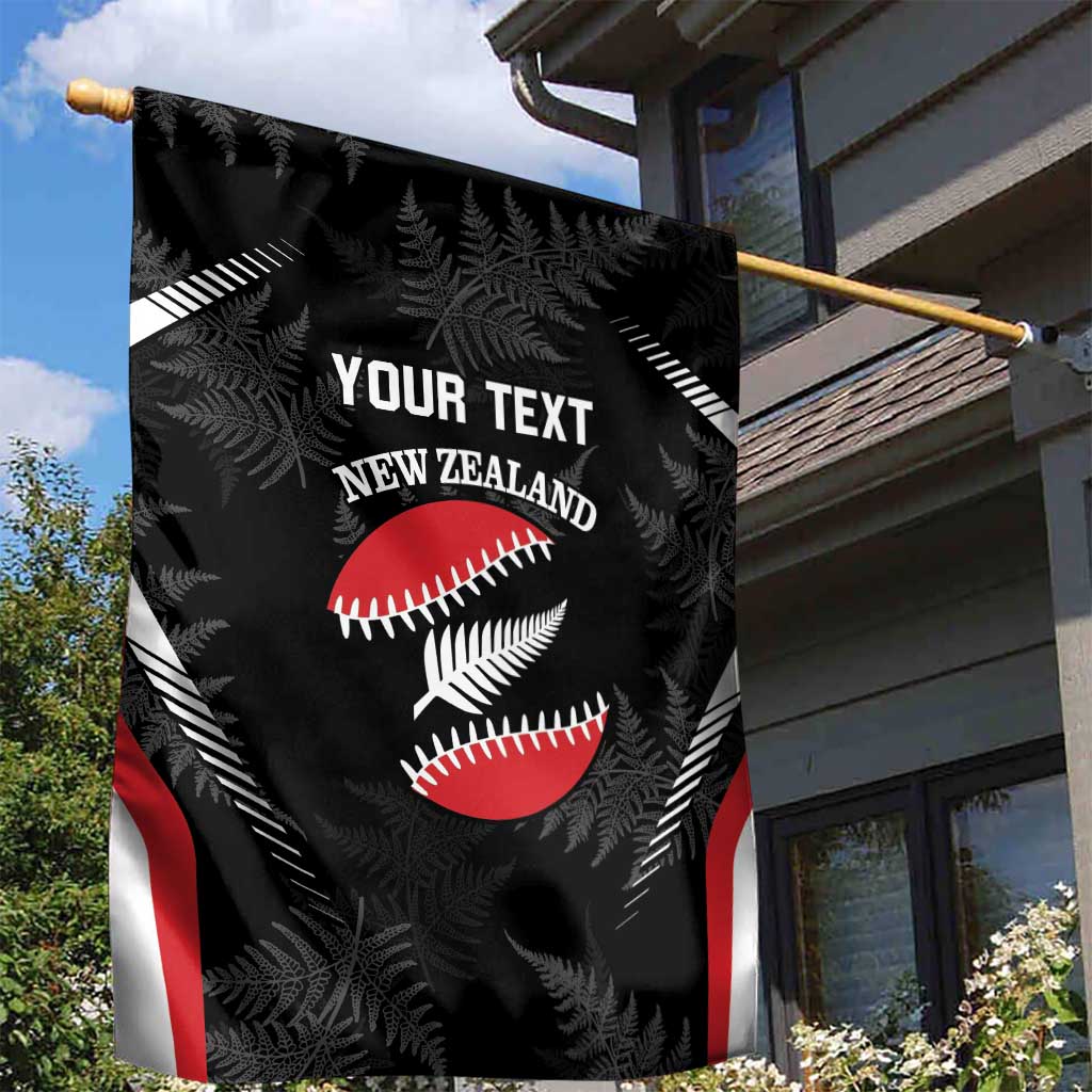 Custom New Zealand Silver Fern Softball Garden Flag Go Aotearoa LT14 - Polynesian Pride