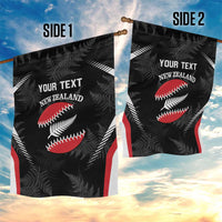 Custom New Zealand Silver Fern Softball Garden Flag Go Aotearoa LT14 - Polynesian Pride
