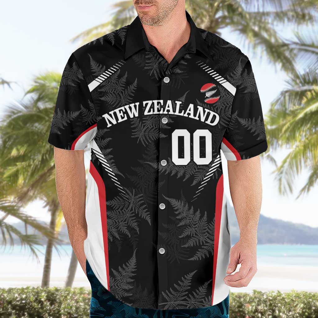 Custom New Zealand Silver Fern Softball Hawaiian Shirt Go Aotearoa LT14 - Polynesian Pride
