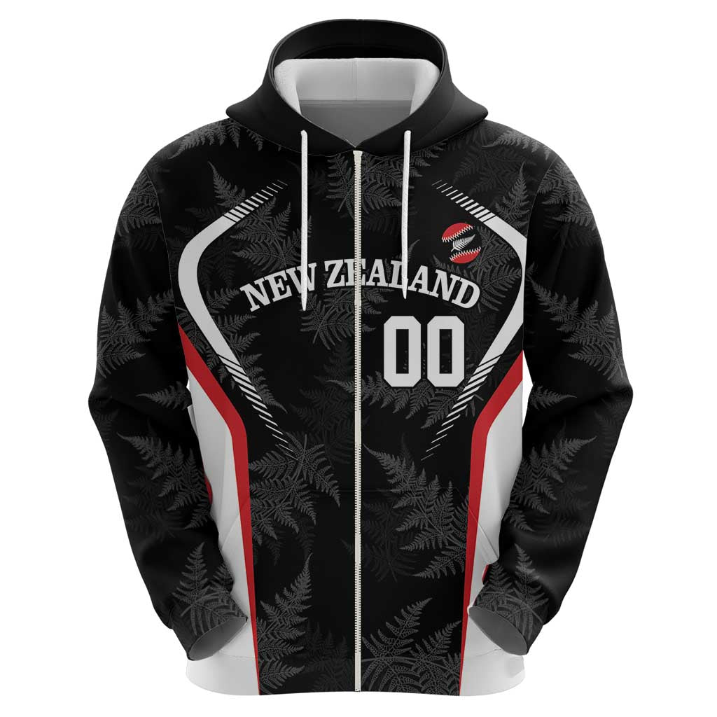 Custom New Zealand Silver Fern Softball Hoodie Go Aotearoa