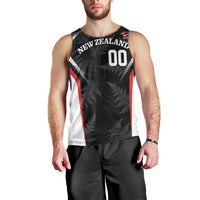 Custom New Zealand Silver Fern Softball Men Tank Top Go Aotearoa LT14 - Polynesian Pride