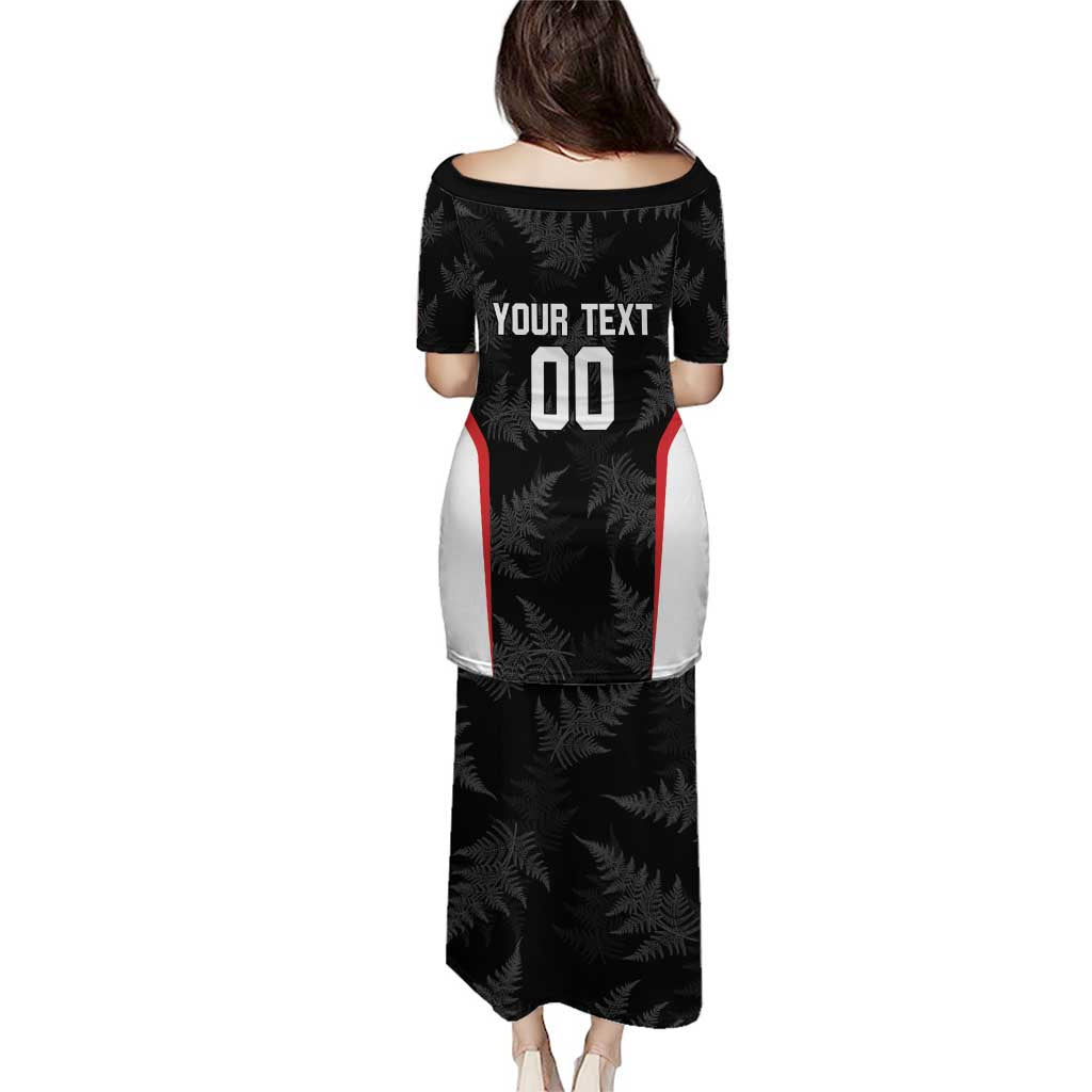 Custom New Zealand Silver Fern Softball Puletasi Go Aotearoa LT14 - Polynesian Pride
