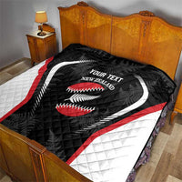 Custom New Zealand Silver Fern Softball Quilt Go Aotearoa
