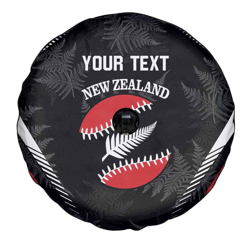 Custom New Zealand Silver Fern Softball Spare Tire Cover Go Aotearoa LT14 - Polynesian Pride