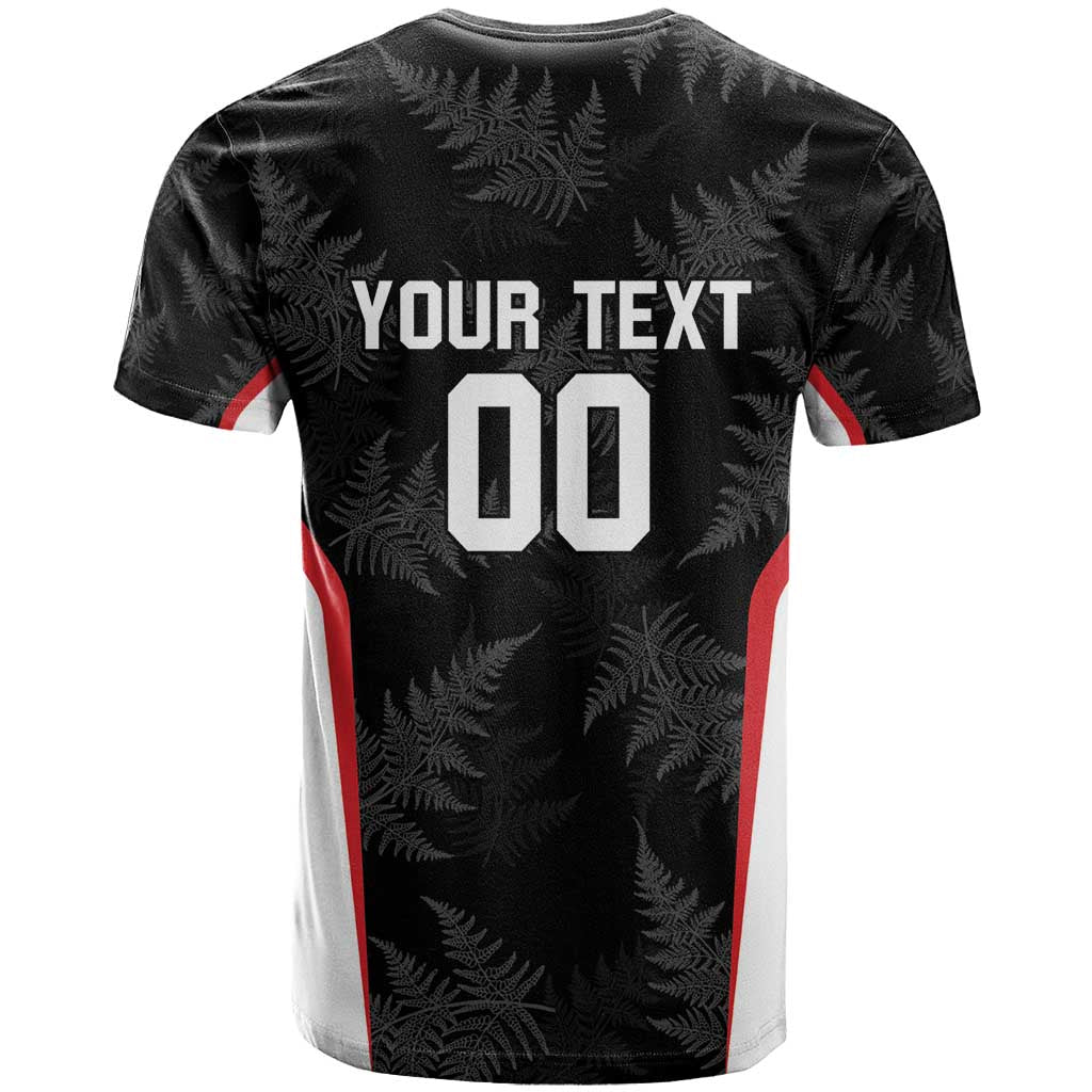 Custom New Zealand Silver Fern Softball T Shirt Go Aotearoa LT14 - Polynesian Pride