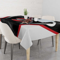 Custom New Zealand Silver Fern Softball Tablecloth Go Aotearoa LT14 - Polynesian Pride