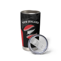 Personalised New Zealand Silver Fern Softball Tumbler Cup Go Aotearoa LT14 - Polynesian Pride