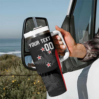 Personalised New Zealand Silver Fern Softball Tumbler With Handle Go Aotearoa LT14 - Polynesian Pride