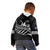 Custom Aotearoa Ice Hockey Kid Hoodie NZ Tiki Mascot - Maori Pattern