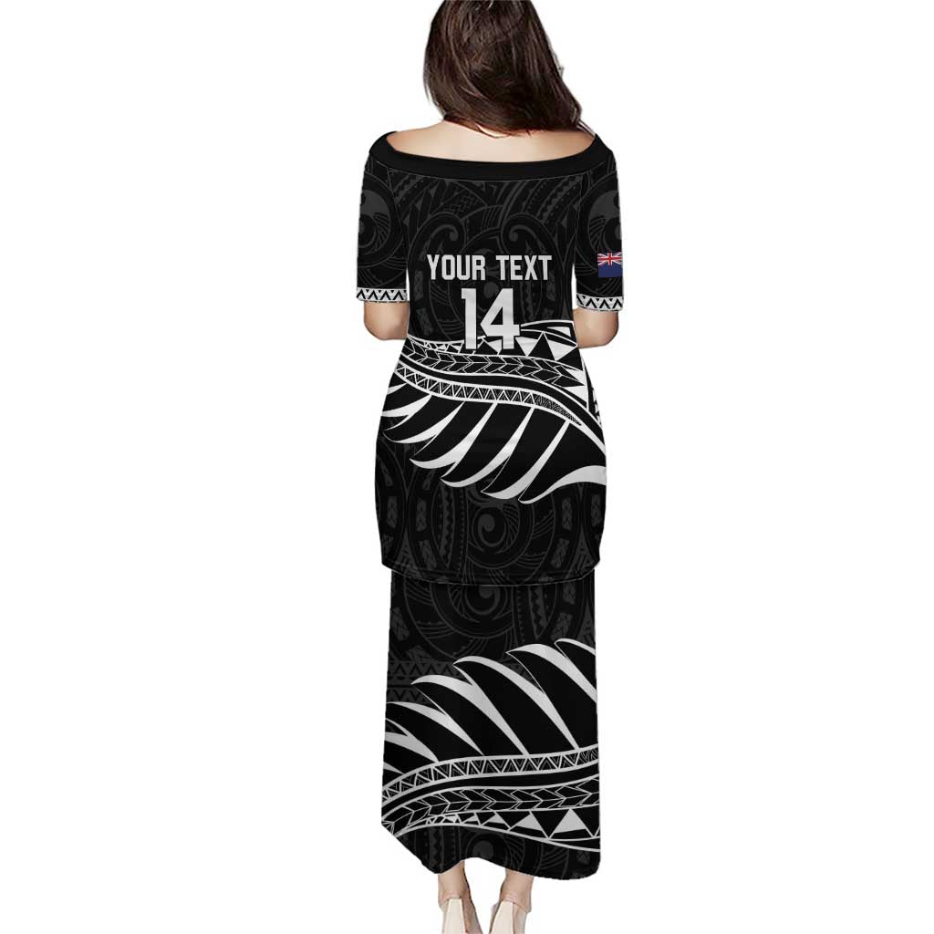 Custom Aotearoa Ice Hockey Puletasi NZ Tiki Mascot - Maori Pattern LT14 - Polynesian Pride