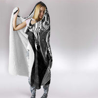 Personalised New Zealand Surfing Hooded Blanket Aotearoa Maori Tiki Haka LT14 - Polynesian Pride