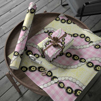Pink Palaka Hawaii Wrapping Paper Kukui Nut Pikake Lei Hawaiian Tapa Pattern LT14 - Polynesian Pride