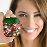Cowboy Hawaii Mele Kalikimaka AirPods Case Paniolo Kukui Nut Pikake Lei Red Version LT14 - Polynesian Pride