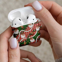 Cowboy Hawaii Mele Kalikimaka AirPods Case Paniolo Kukui Nut Pikake Lei Red Version LT14 - Polynesian Pride