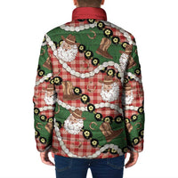 Cowboy Hawaii Mele Kalikimaka Padded Jacket Paniolo Kukui Nut Pikake Lei Red Version LT14 - Polynesian Pride