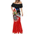 New Zealand Waitangi And ANZAC Day Mermaid Dress Aotearoa Maori Tiki With Last Post LT14 - Polynesian Pride