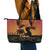 Tokelau ANZAC Day Leather Tote Bag Camouflage With Poppies Lest We Forget LT14 - Polynesian Pride