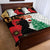 Norfolk Island ANZAC Day Quilt Bed Set Pine Tree With Poppies Lest We Forget LT14 - Polynesian Pride