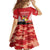 Tonga ANZAC Day Kid Short Sleeve Dress Camouflage With Poppies Lest We Forget LT14 - Polynesian Pride