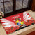 Tonga ANZAC Day Rubber Doormat Camouflage With Poppies Lest We Forget LT14 - Polynesian Pride