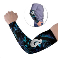 Hei Matau New Zealand Matariki Arm Sleeves NZ Fish Hook Maori Art LT14 Set of 2 Purple - Polynesian Pride