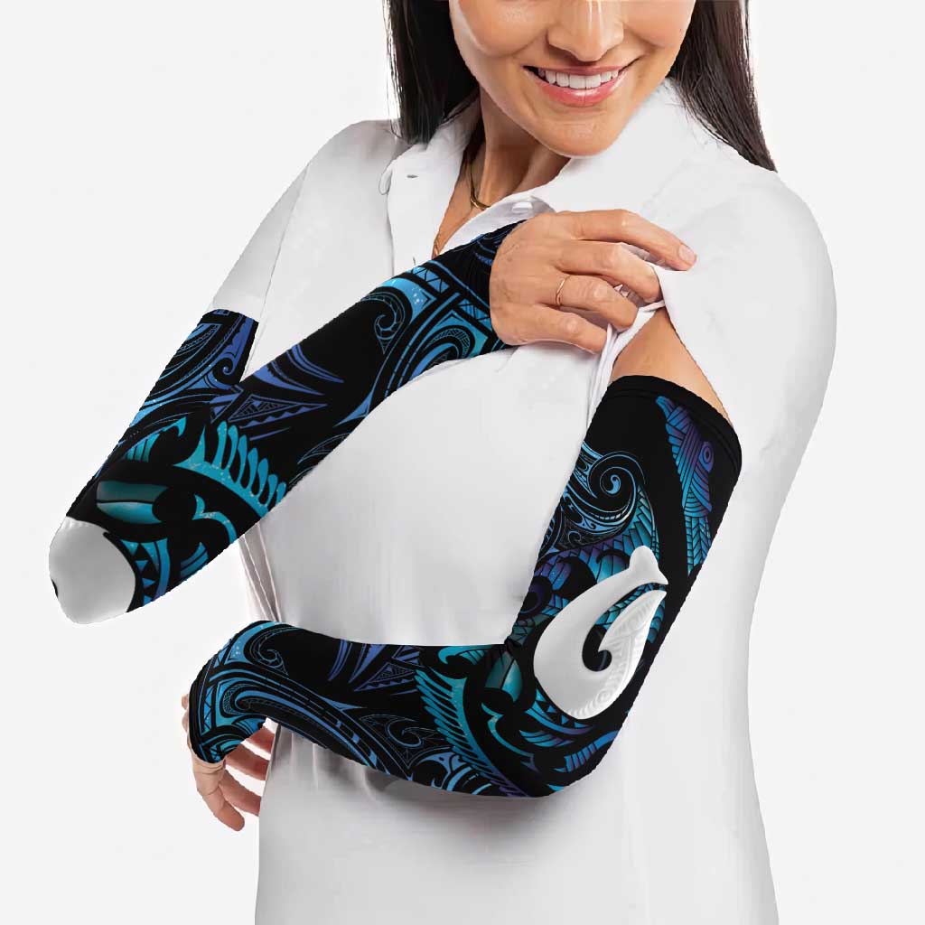 Hei Matau New Zealand Matariki Arm Sleeves NZ Fish Hook Maori Art LT14 - Polynesian Pride