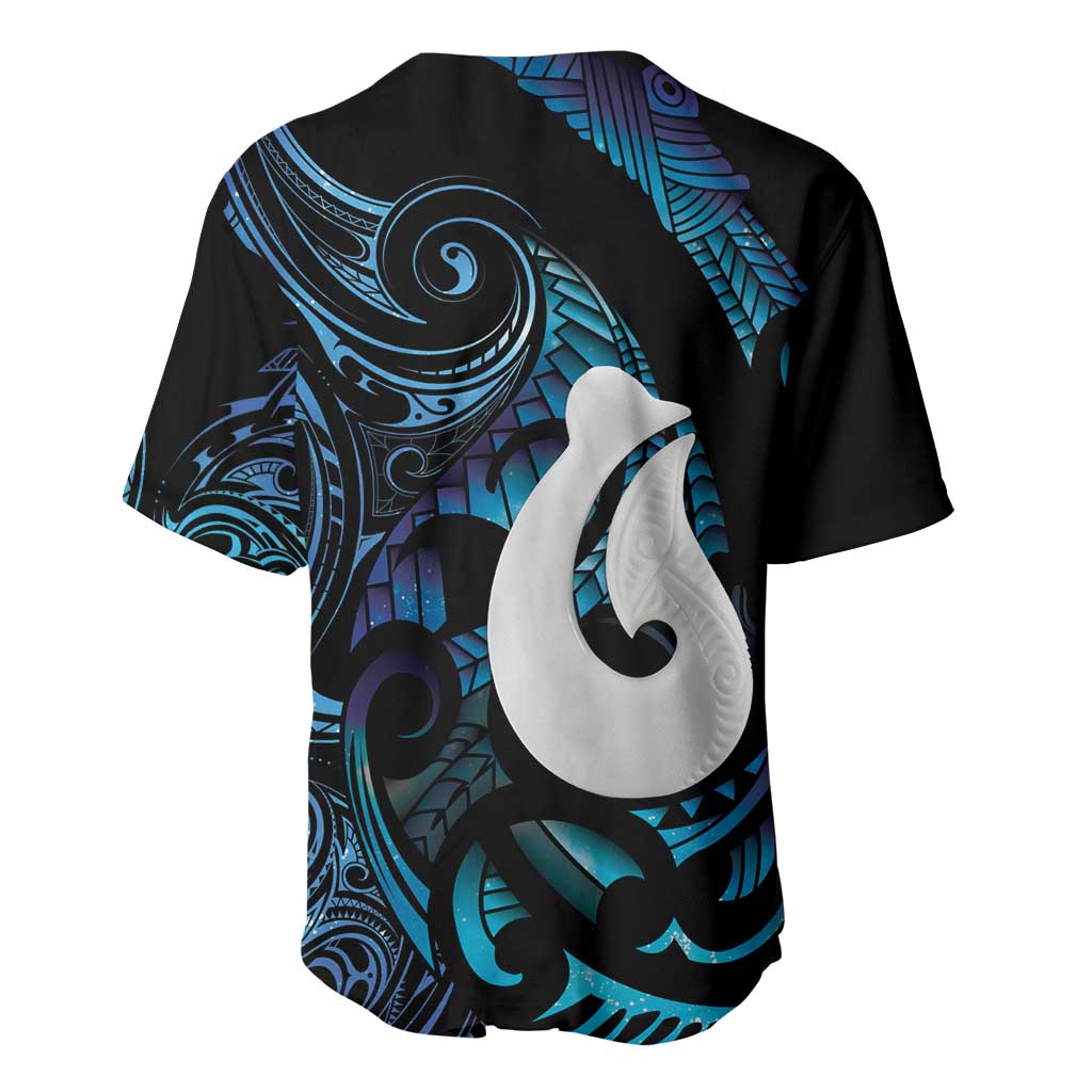 Hei Matau New Zealand Matariki Baseball Jersey NZ Fish Hook Maori Art LT14 - Polynesian Pride
