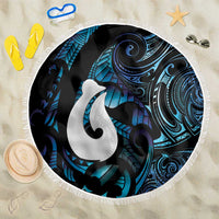 Hei Matau New Zealand Matariki Beach Blanket NZ Fish Hook Maori Art LT14 One Size 150cm Purple - Polynesian Pride