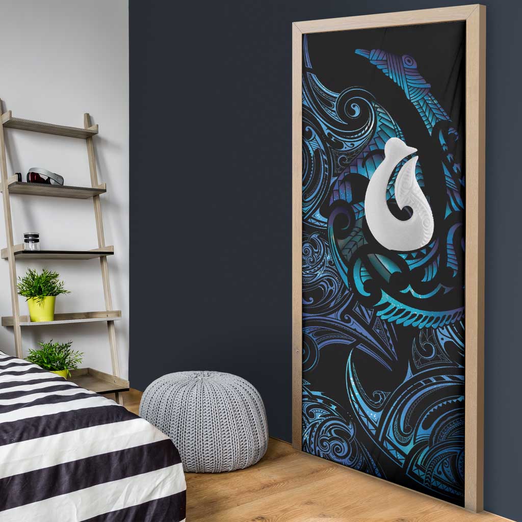 Hei Matau New Zealand Matariki Door Cover NZ Fish Hook Maori Art LT14 - Polynesian Pride