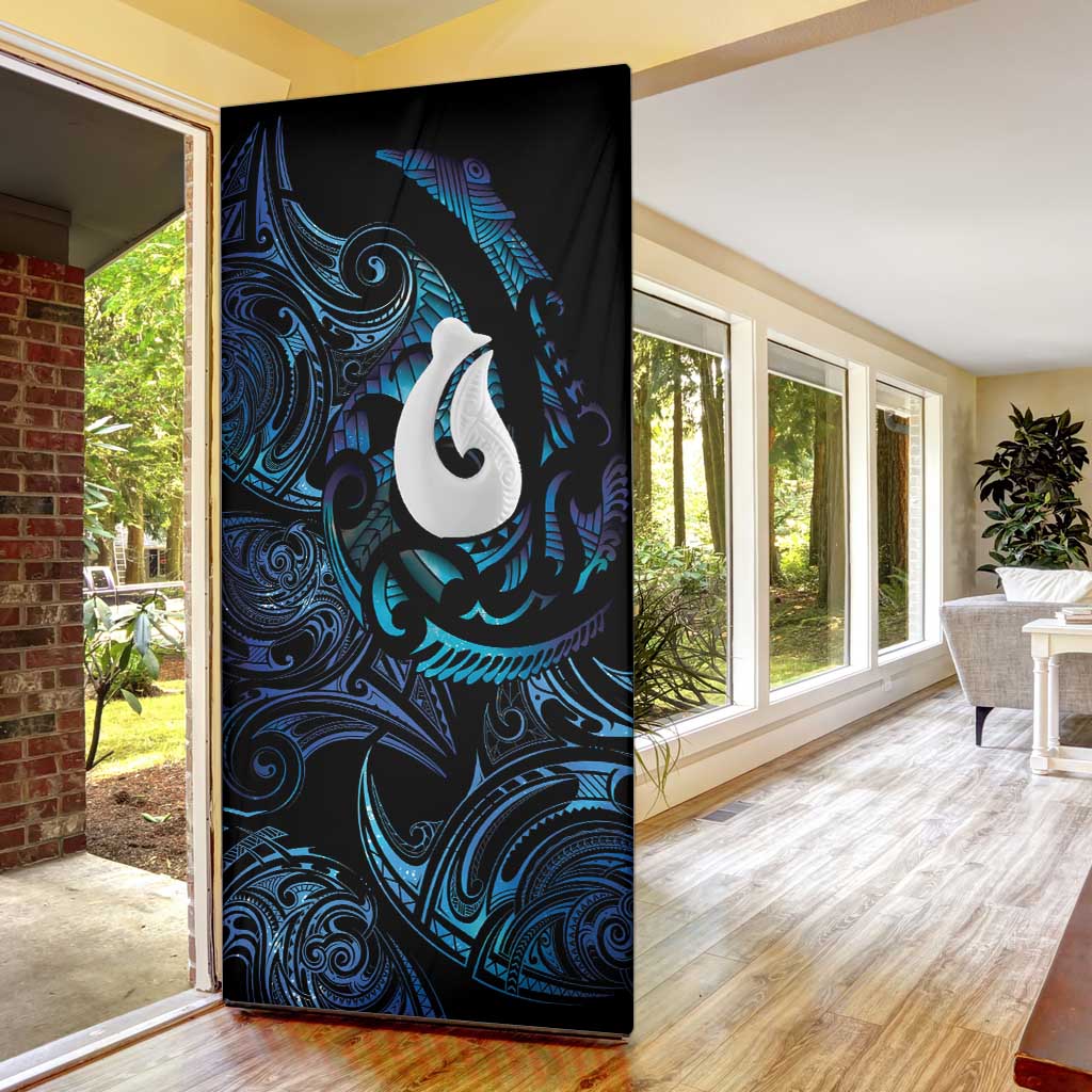 Hei Matau New Zealand Matariki Door Cover NZ Fish Hook Maori Art LT14 - Polynesian Pride