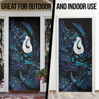 Hei Matau New Zealand Matariki Door Cover NZ Fish Hook Maori Art LT14 - Polynesian Pride