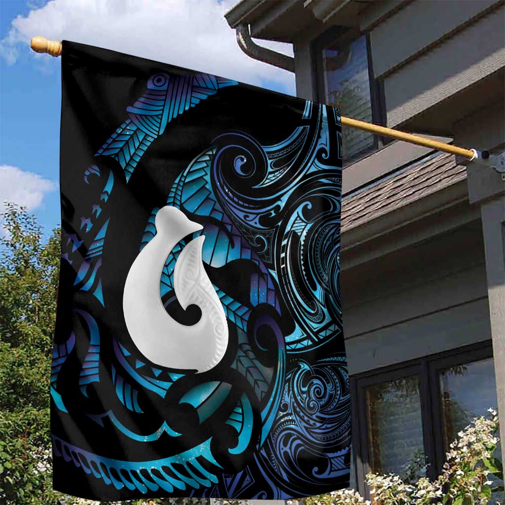 Hei Matau New Zealand Matariki Garden Flag NZ Fish Hook Maori Art LT14 - Polynesian Pride