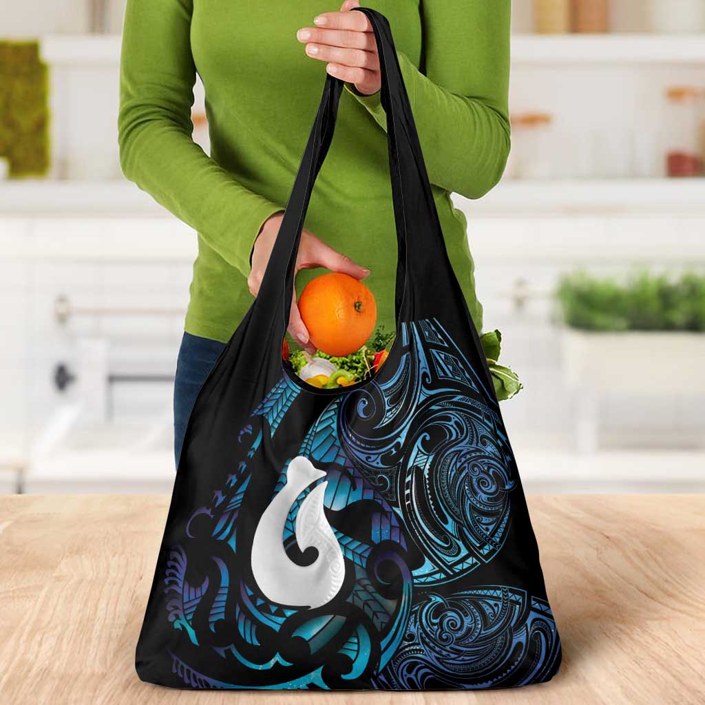 Hei Matau New Zealand Matariki Grocery Bag NZ Fish Hook Maori Art LT14 - Polynesian Pride