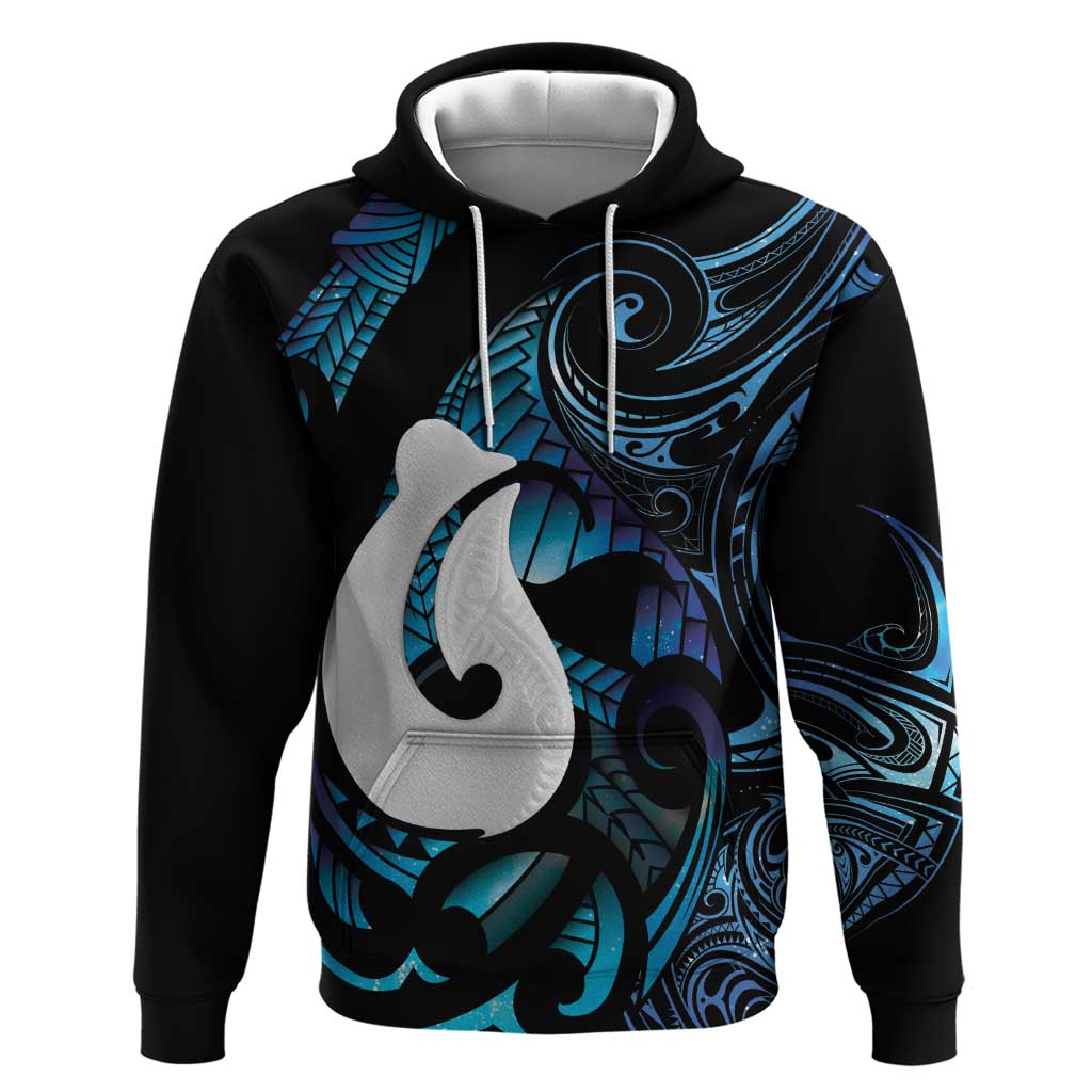 Hei Matau New Zealand Matariki Hoodie NZ Fish Hook Maori Art