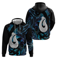 Hei Matau New Zealand Matariki Hoodie NZ Fish Hook Maori Art