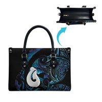 Hei Matau New Zealand Matariki Leather Bag NZ Fish Hook Maori Art