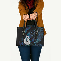 Hei Matau New Zealand Matariki Leather Bag NZ Fish Hook Maori Art