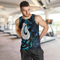 Hei Matau New Zealand Matariki Men Tank Top NZ Fish Hook Maori Art LT14 Purple - Polynesian Pride