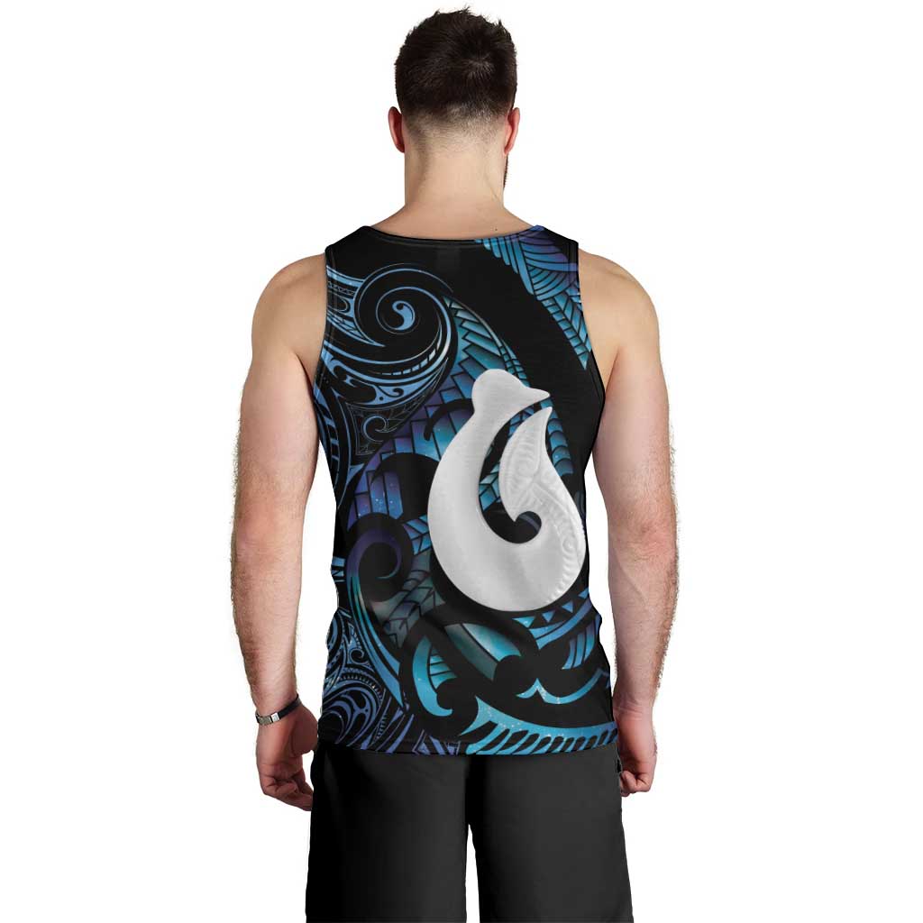 Hei Matau New Zealand Matariki Men Tank Top NZ Fish Hook Maori Art LT14 - Polynesian Pride