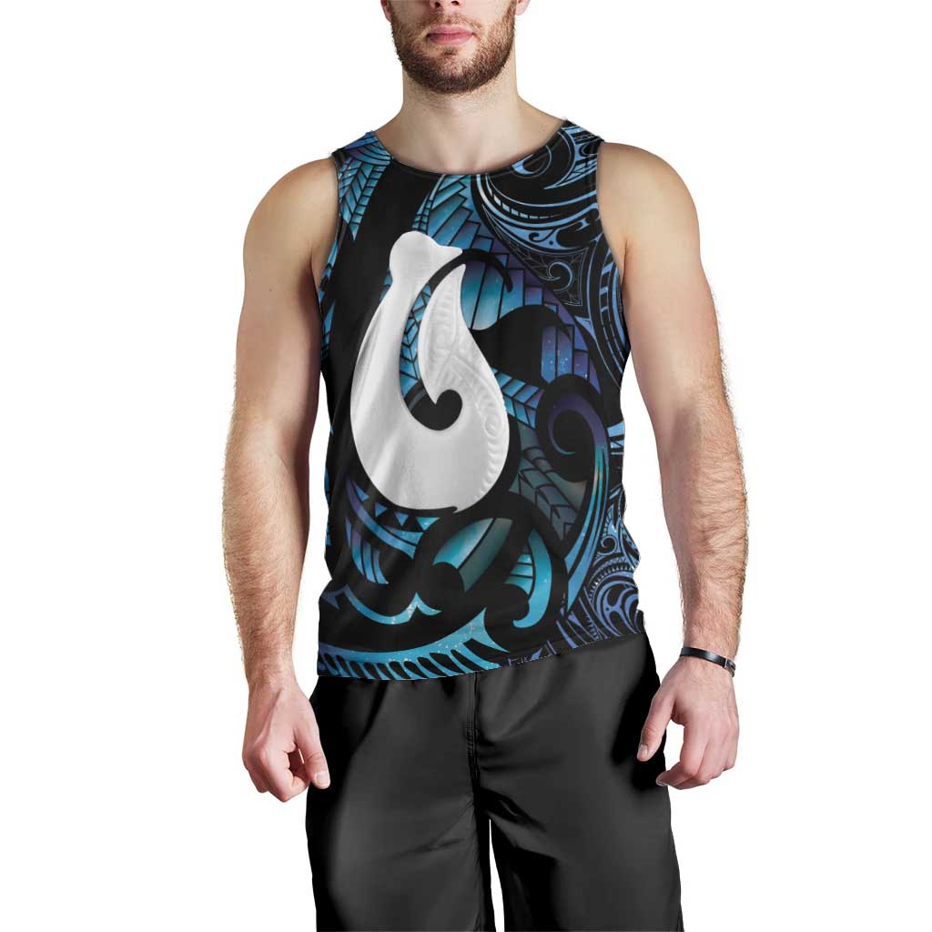 Hei Matau New Zealand Matariki Men Tank Top NZ Fish Hook Maori Art LT14 - Polynesian Pride