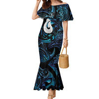 Hei Matau New Zealand Matariki Mermaid Dress NZ Fish Hook Maori Art LT14 Women Purple - Polynesian Pride
