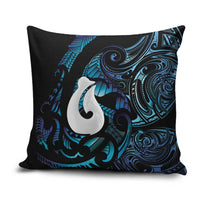 Hei Matau New Zealand Matariki Pillow Cover NZ Fish Hook Maori Art LT14 Purple - Polynesian Pride