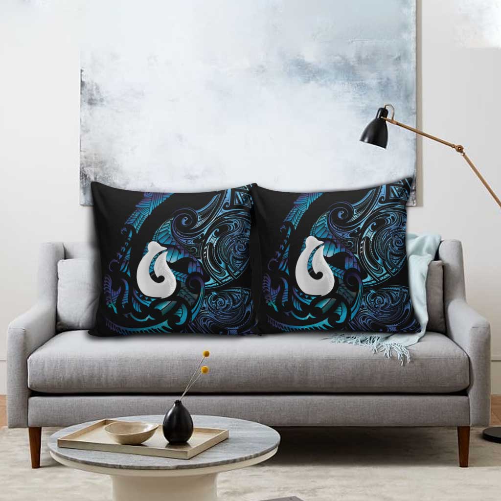 Hei Matau New Zealand Matariki Pillow Cover NZ Fish Hook Maori Art LT14 - Polynesian Pride