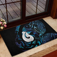 Hei Matau New Zealand Matariki Rubber Doormat NZ Fish Hook Maori Art LT14 - Polynesian Pride
