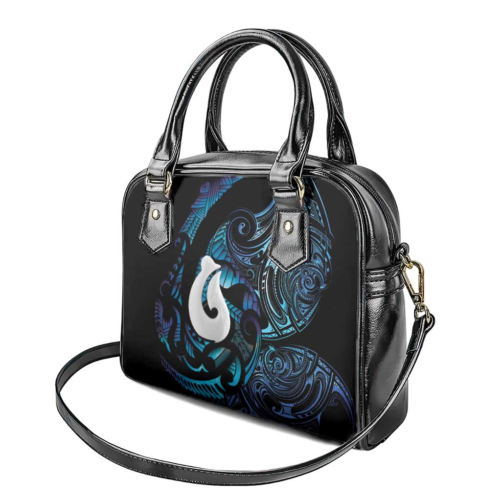 Hei Matau New Zealand Matariki Shoulder Handbag NZ Fish Hook Maori Art LT14 - Polynesian Pride