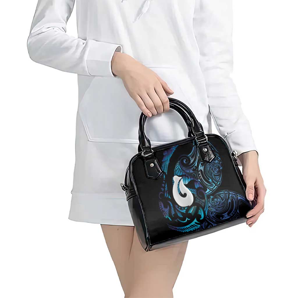 Hei Matau New Zealand Matariki Shoulder Handbag NZ Fish Hook Maori Art LT14 - Polynesian Pride